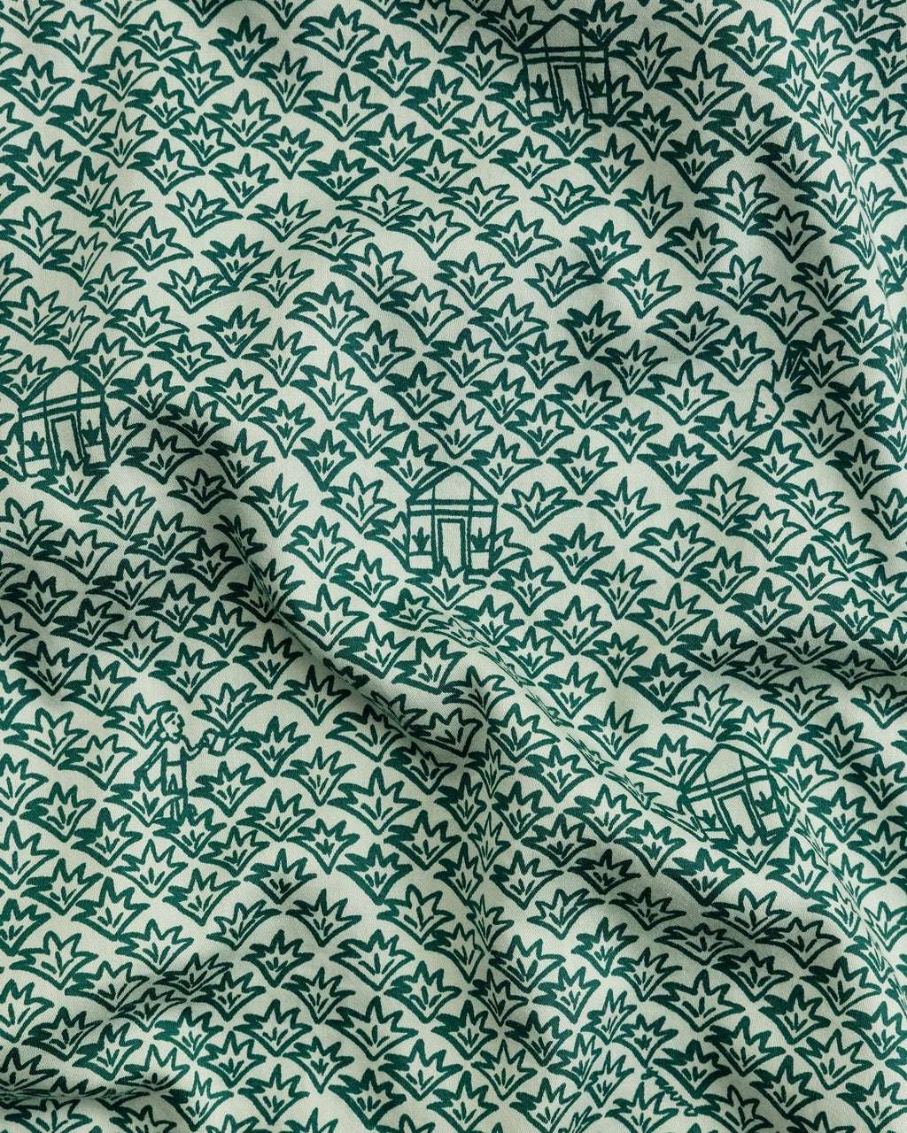 Organic Cotton Green Pyjama Bottoms, Ms Greenhouse