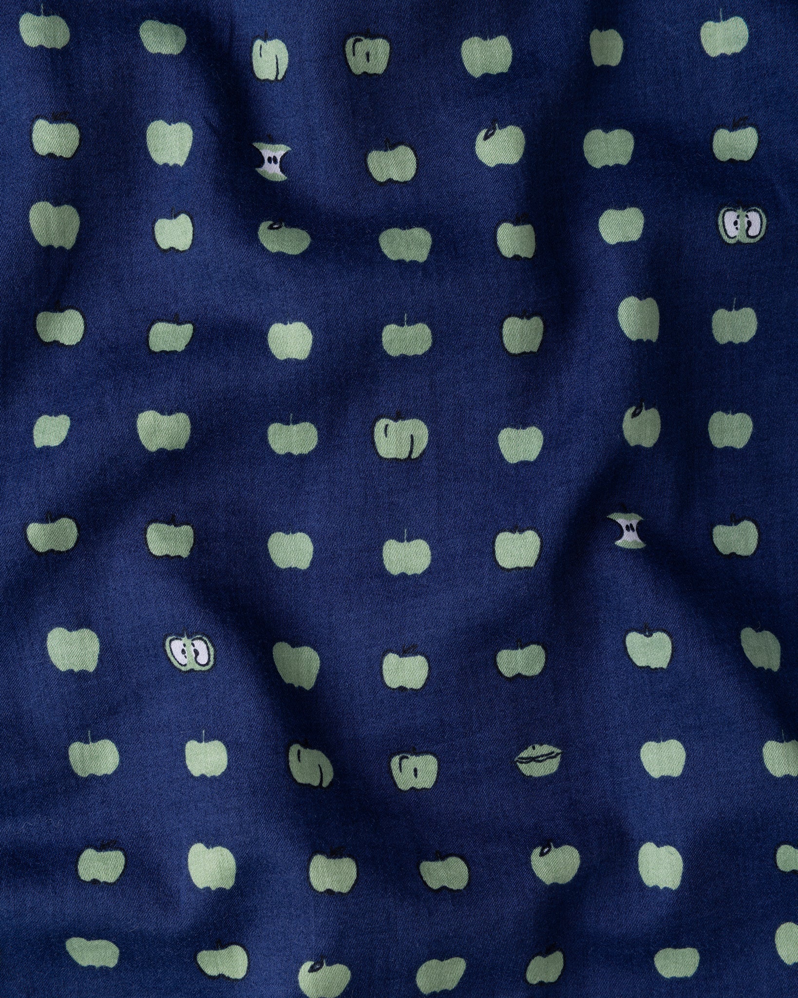 Organic Cotton Navy Pyjama Bottoms, Pipped