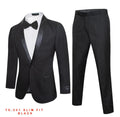 Men's Black Tuxedo Slim Fit (2 PCS)